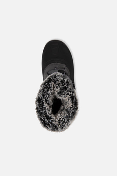 Winterstiefel mit herausnehmbarem Futter in Schwarz