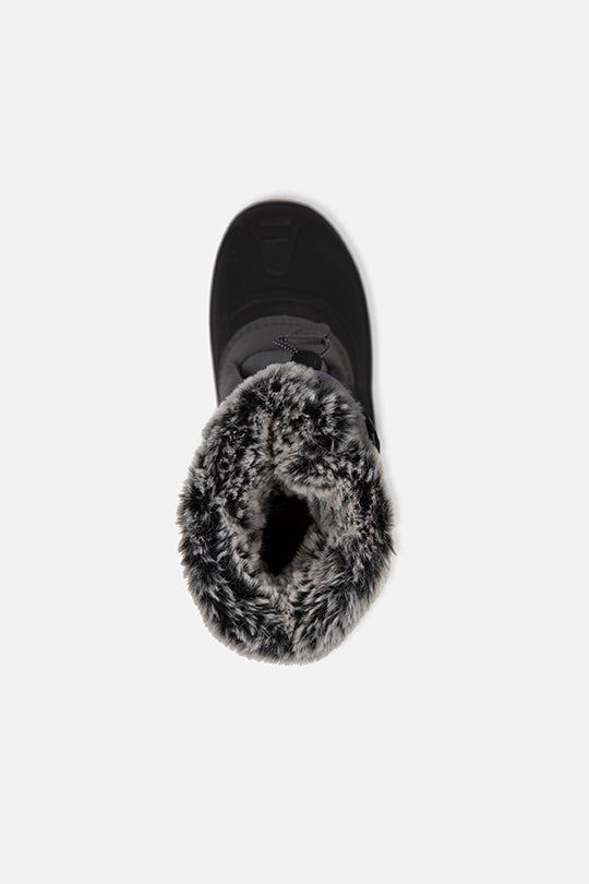 Winterstiefel mit herausnehmbarem Futter in Schwarz