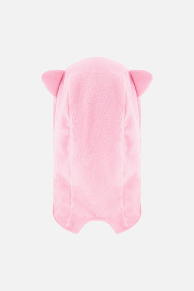 Oversized Polar Balaclava For Ski Helmet Pink - J10XCAT_06240