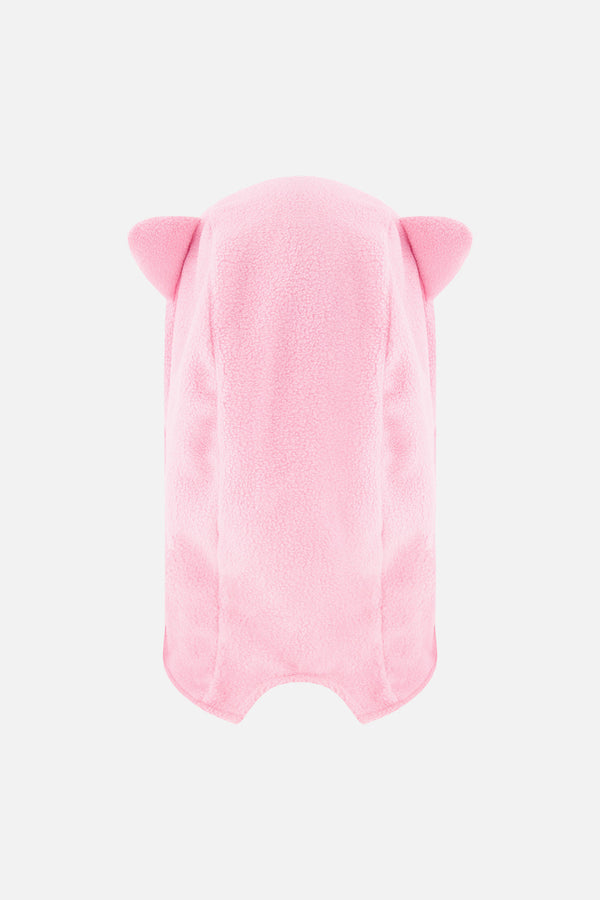 Oversized Polar Balaclava For Ski Helmet Pink - J10XCAT_06240