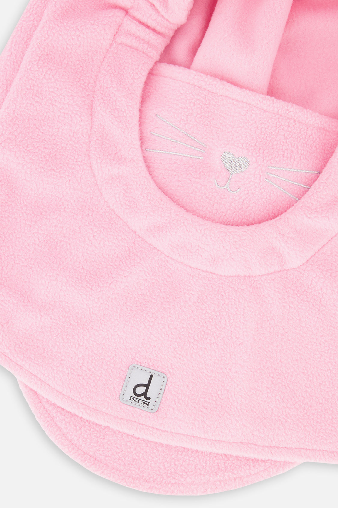 Oversized Polar Balaclava For Ski Helmet Pink - J10XCAT_06240