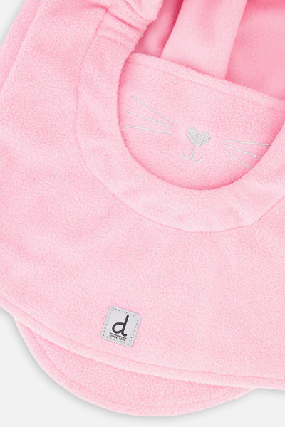 Oversized Polar Balaclava For Ski Helmet Pink - J10XCAT_06240