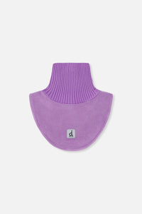 Strick- und Fleece-Rollkragenwärmer Violett