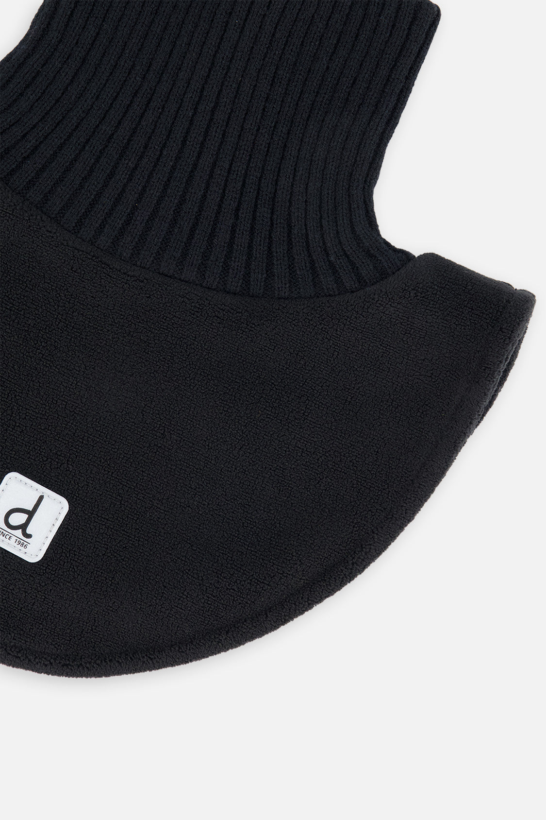 Knit & Polar Turtle Neckwarmer Black - J10XCOL_09990