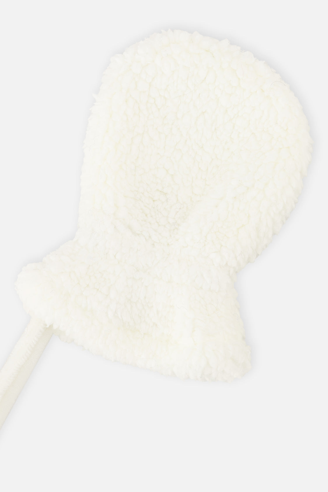 Infant Sherpa Mittens With String Off-White - J10XM102_01880