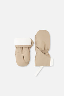 Lined Baby Mittens Taupe - J10XM103_01870