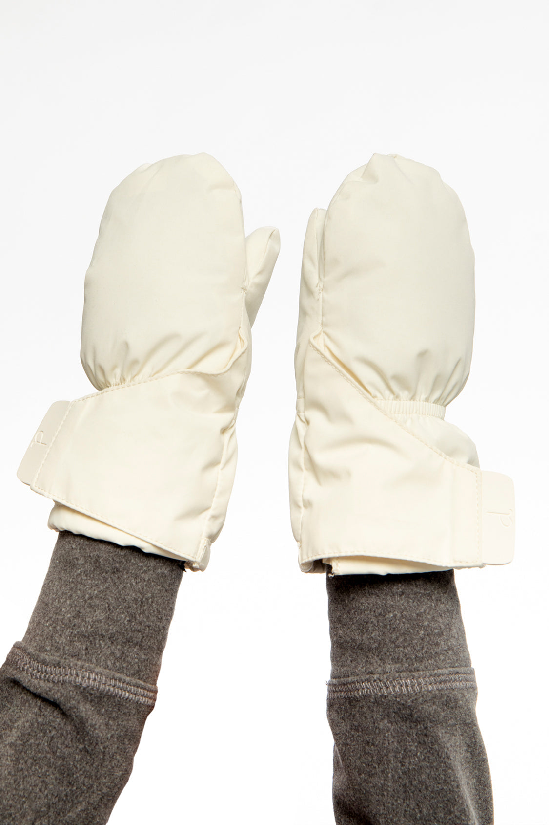 Lined Baby Mittens Off-White - J10XM103_01880