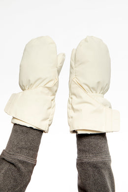 Lined Baby Mittens Off-White - J10XM103_01880