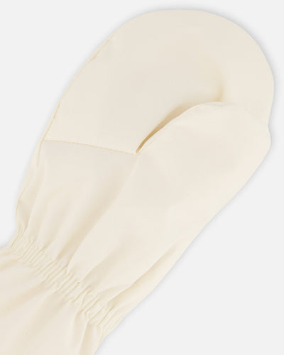 Lined Baby Mittens Off-White - J10XM103_01880
