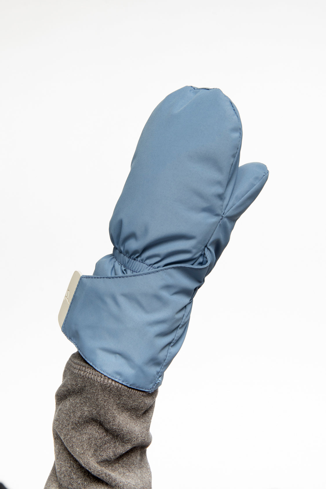 Lined Baby Mittens Blue-Grey - J10XM103_04400