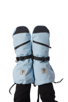 Winter Mittens Teknik Light Blue