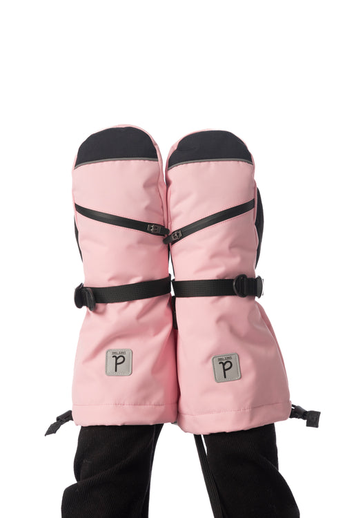 Mitaines d'hiver TEKNIK rose pâle