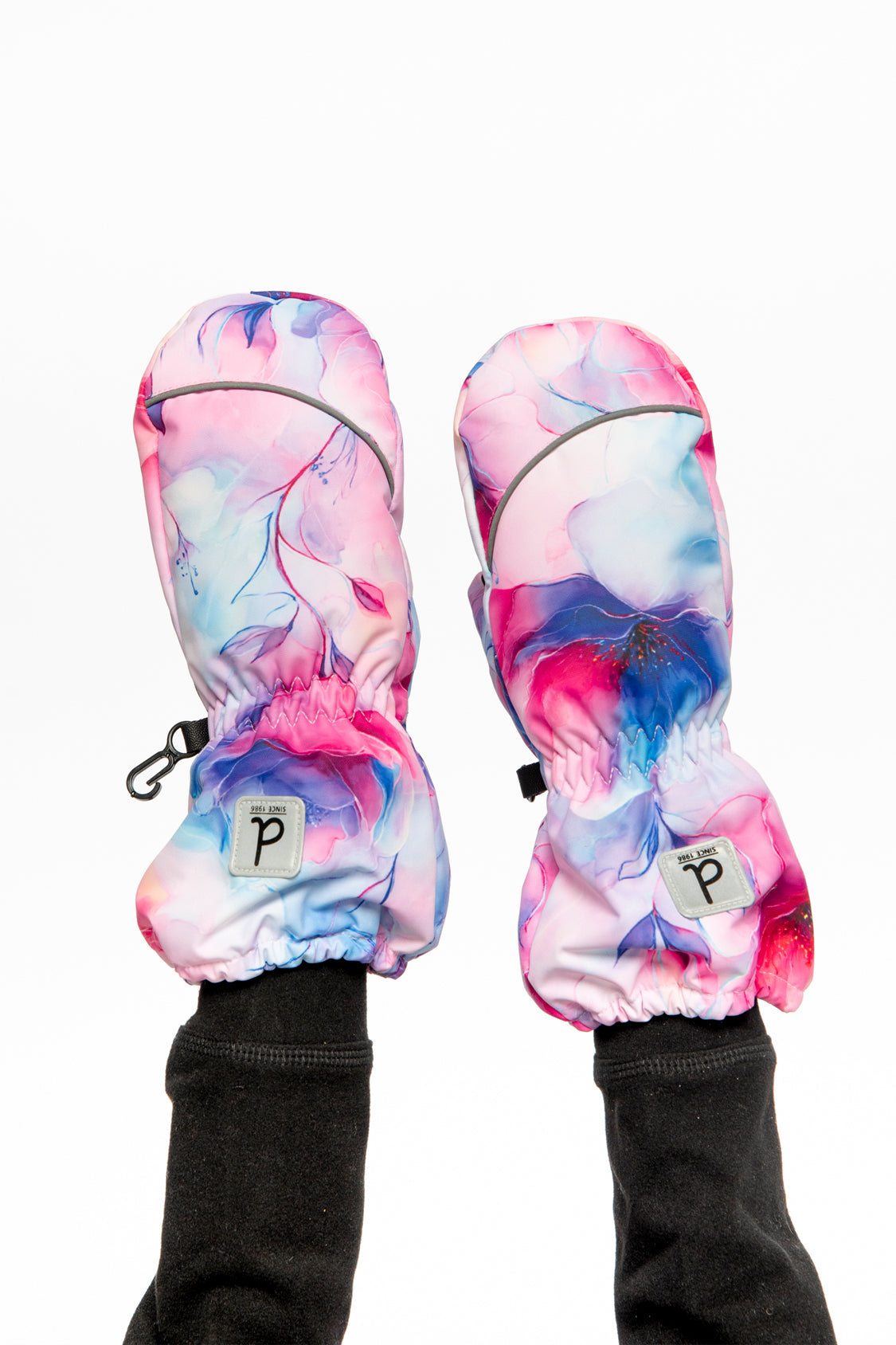 Play Winter Mittens Mauve Flower Print - J10XM202_1J038