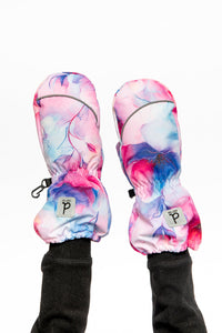 Play Winter Mittens Mauve Flower Print - J10XM202_1J038
