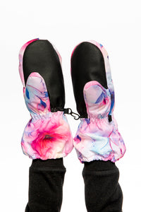 Play Winter Mittens Mauve Flower Print - J10XM202_1J038