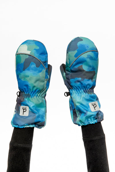 Play Winter Mittens Blue Camouflage - J10XM202_1J055