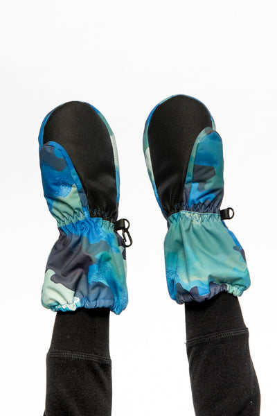 Play Winter Mittens Blue Camouflage - J10XM202_1J055