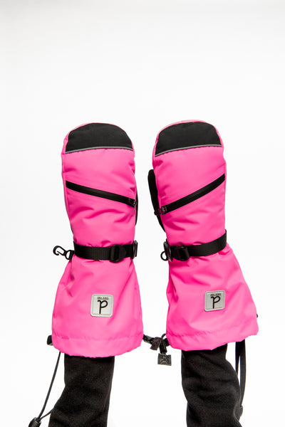 Mitaines d'hiver TEKNIK rose vif