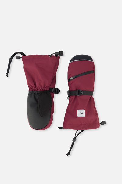 Teknik Winter Mittens Burgundy - J10XM203_07610