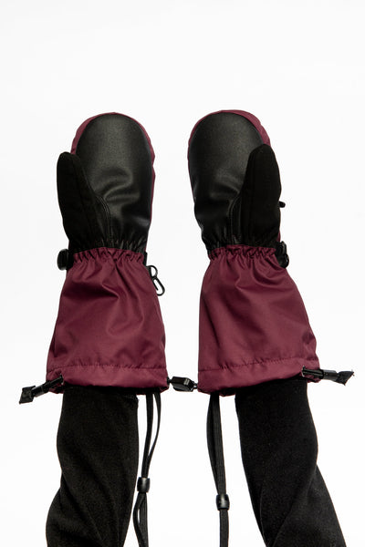 Teknik Winter Mittens Burgundy - J10XM203_07610