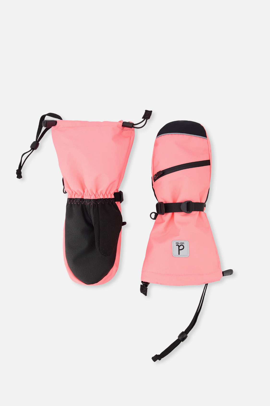 Teknik Winter Mittens Neon Coral - J10XM203_08001
