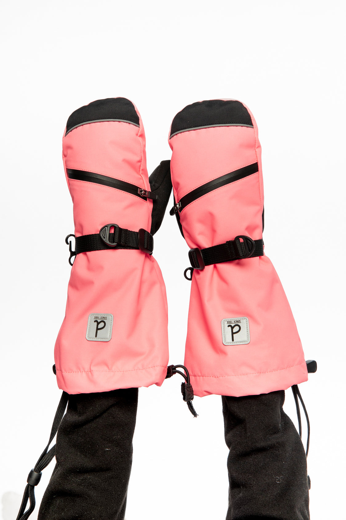 Teknik Winter Mittens Neon Coral - J10XM203_08001