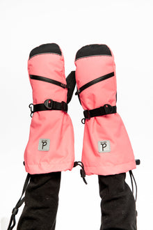 Teknik Winter Mittens Neon Coral - J10XM203_08001