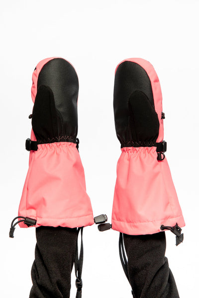 Teknik Winter Mittens Neon Coral - J10XM203_08001
