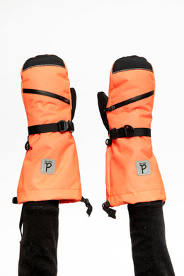 Teknik Winter Mittens Bright Orange - J10XM203_08950