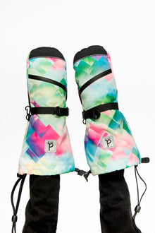 Teknik Winter Mittens Multicolored With Diamond Pattern - J10XM203_1J026