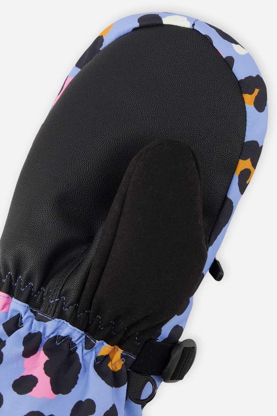 Teknik Winter Mittens Blue Leopard Print - J10XM203_1J027