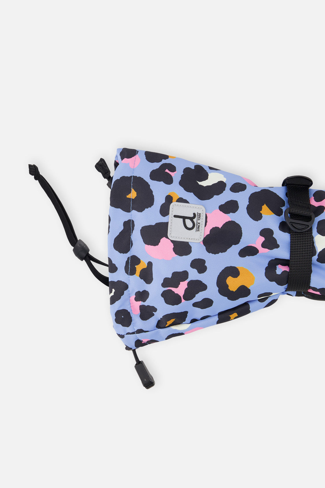 Teknik Winter Mittens Blue Leopard Print - J10XM203_1J027