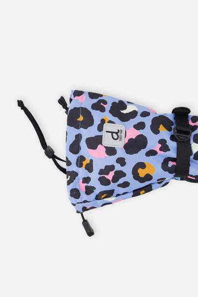 Teknik Winter Mittens Blue Leopard Print - J10XM203_1J027