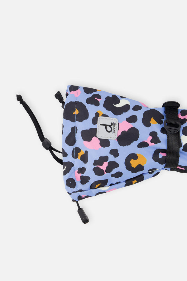 Teknik Winter Mittens Blue Leopard Print - J10XM203_1J027