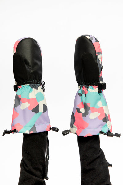 Teknik Winter Mittens Coral Camouflage - J10XM203_1J031