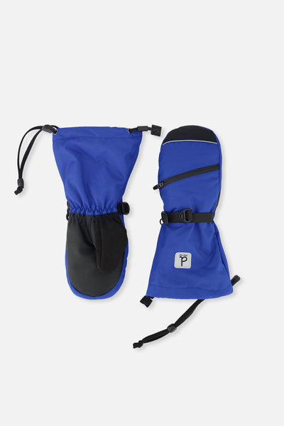 Teknik Winter Mittens Blue With Black Stripes - J10XM203_1J056
