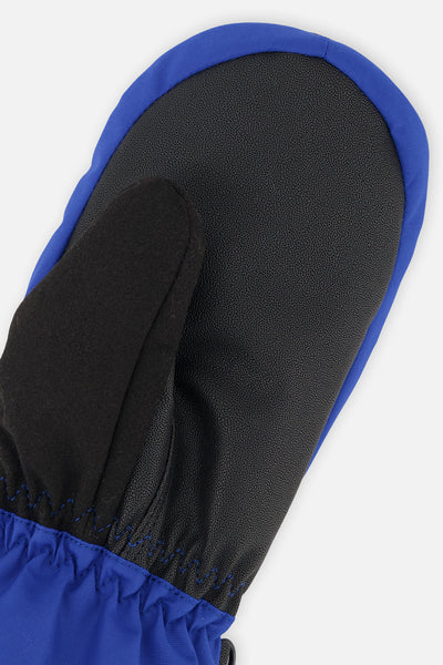 Teknik Winter Mittens Blue With Black Stripes - J10XM203_1J056
