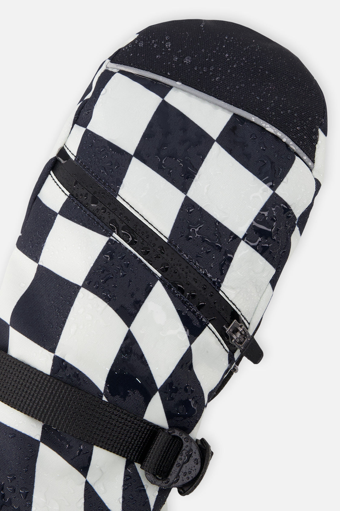 Teknik Winter Mittens White Checkered Print - J10XM203_1J059