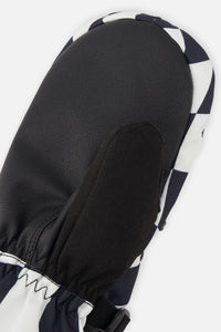 Teknik Winter Mittens White Checkered Print - J10XM203_1J059