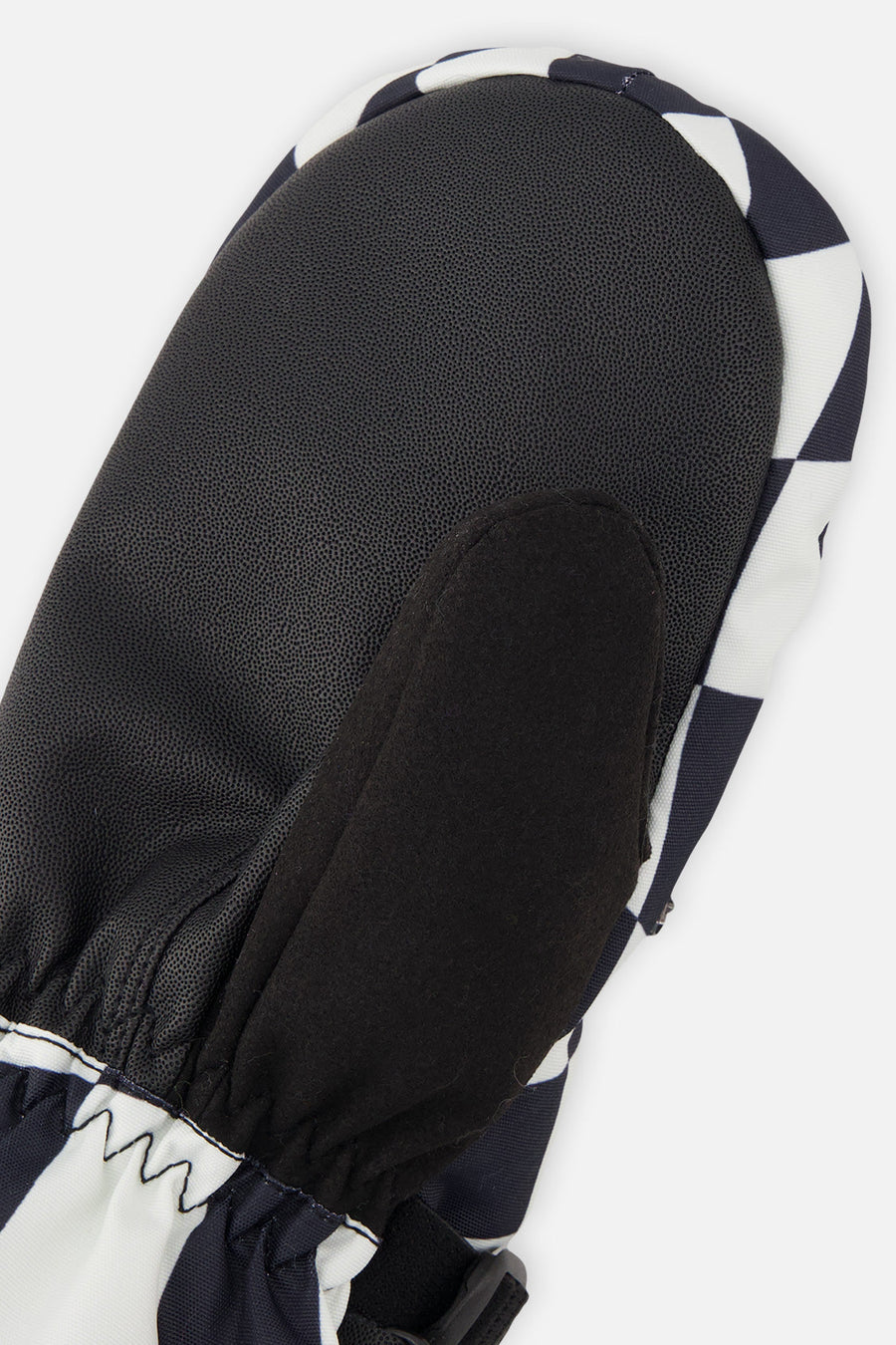 Teknik Winter Mittens White Checkered Print - J10XM203_1J059