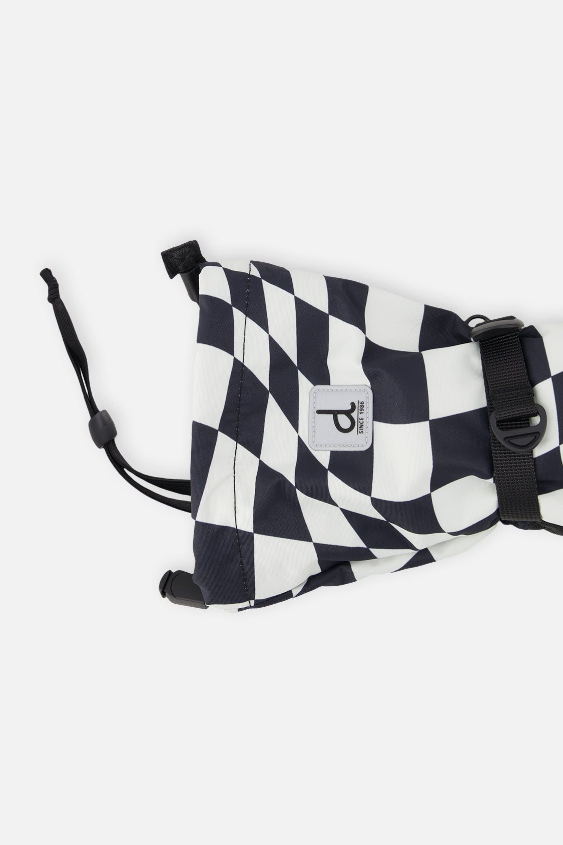 Teknik Winter Mittens White Checkered Print - J10XM203_1J059