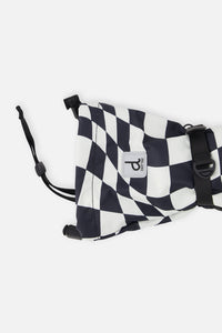 Teknik Winter Mittens White Checkered Print - J10XM203_1J059