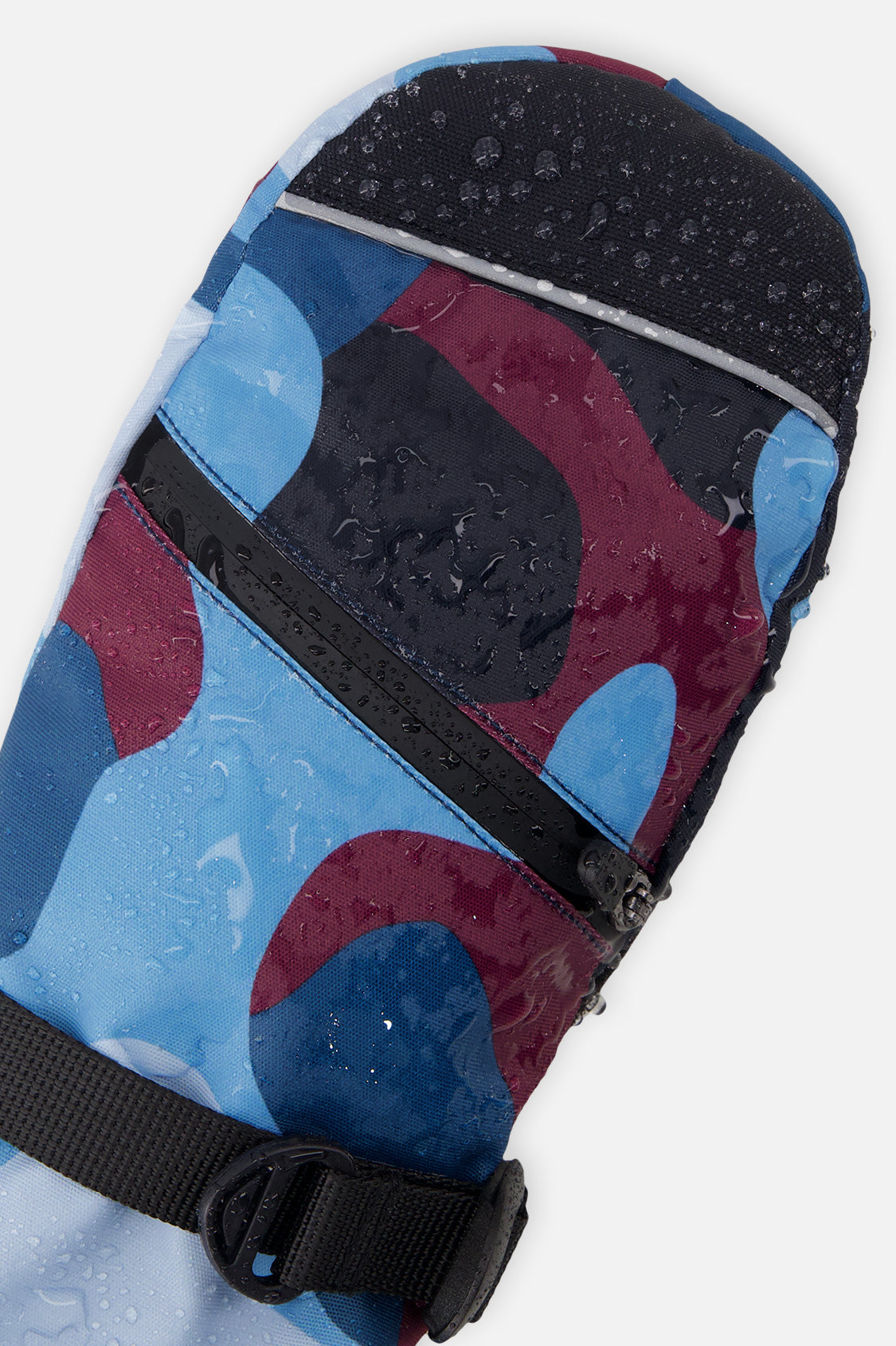 Teknik Winter Mittens Blue And Red Camouflage - J10XM203_1J060