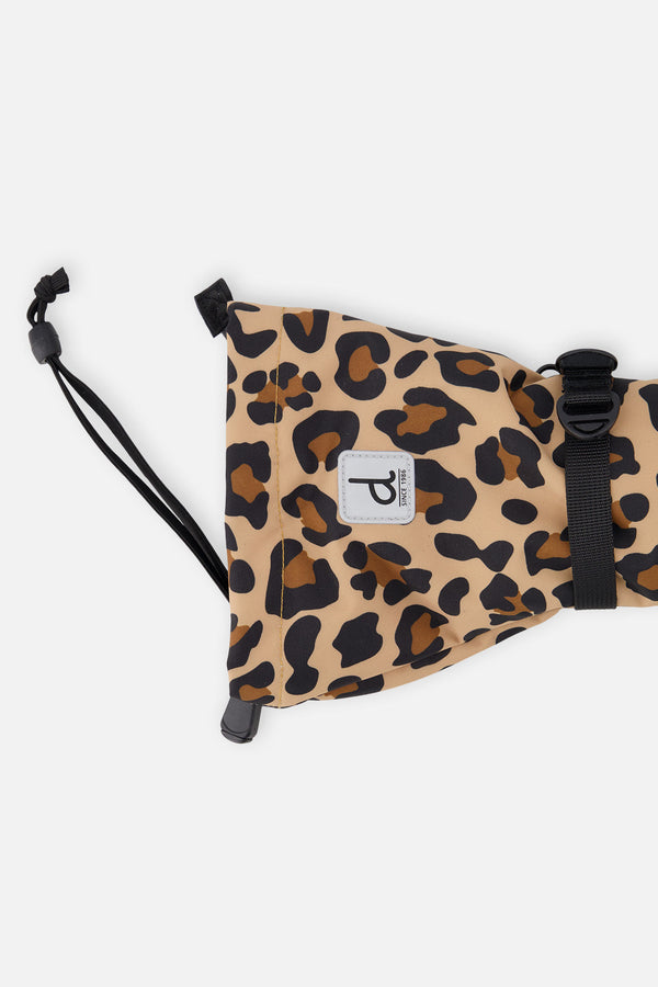 Teknik Winter Mittens Brown Leopard Print - J10XM203_1J090