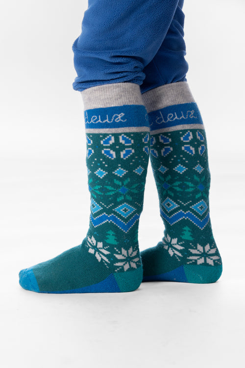 Ski Socks Dark Turquoise