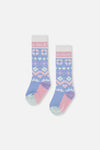 Ski Socks Light Blue