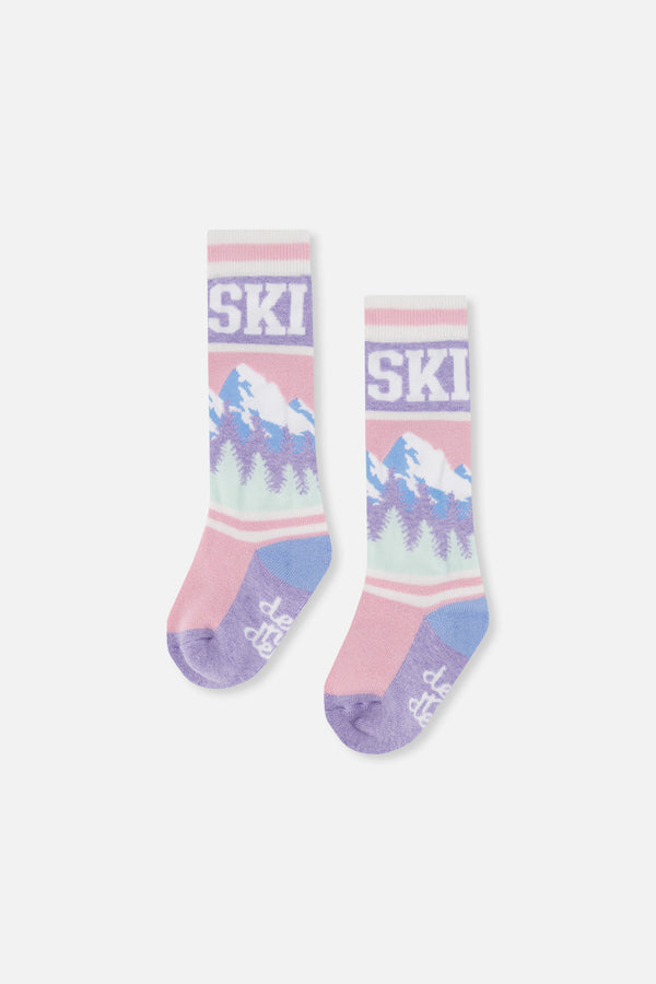 Baby-Skisocken Hellrosa
