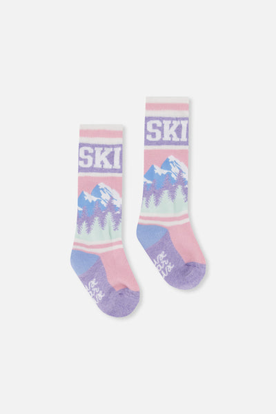 Baby-Skisocken Hellrosa