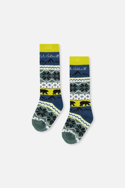 Baby Ski Socks Navy Blue - J10XSB_04002