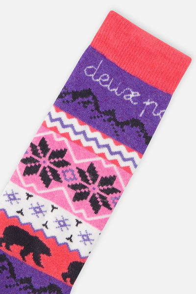 Baby Ski Socks Pink - J10XSB_06240